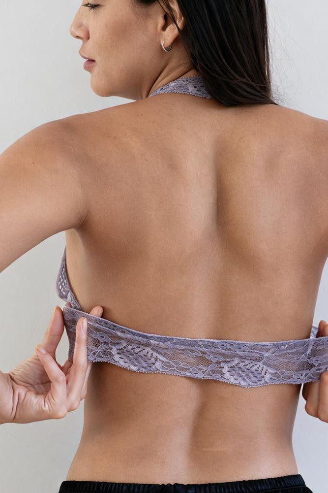 Lace Bralette - Dusty Mauve